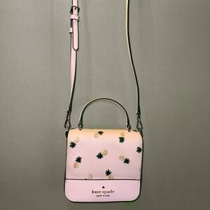 Kate Spade Light Pink Pineapple Crossbody Bag